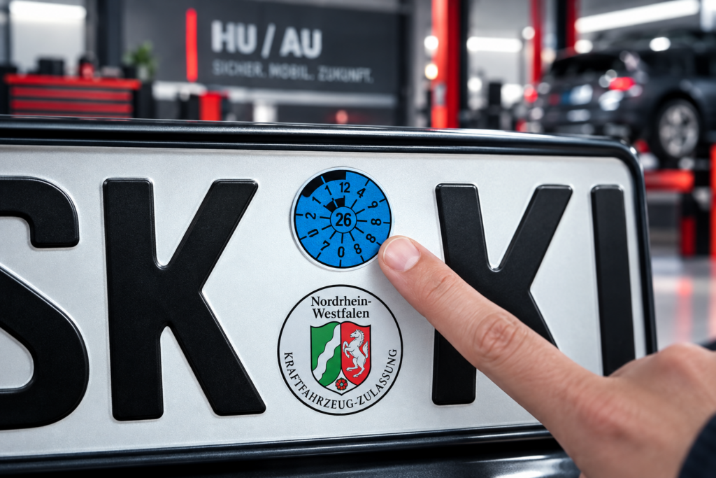 HU / AU 1 Autofit Wotschke Hauptuntersuchung Plakette